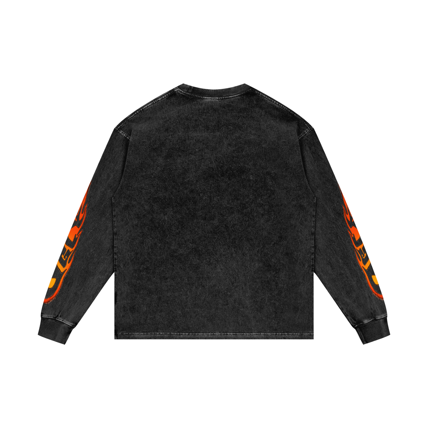ACID WASH OVERSIZE LONG SLEEVE T-SHIRT