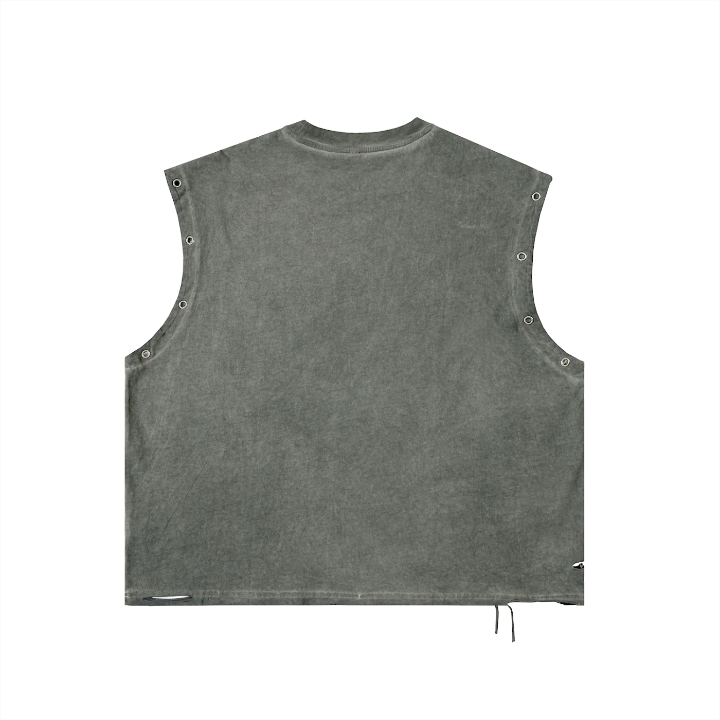 GRAY DISTRESSED UGLY SPEEDWAY TANK TOP MENS